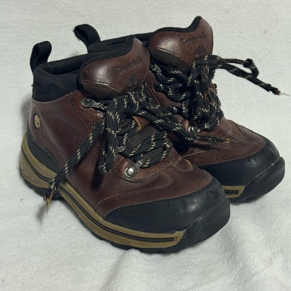 Timberland Other - Timberland Backroads Boy's Hiking Boot Brown Leather Size 5 Toddler